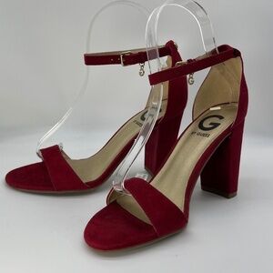 G By Guess 6M Deep Red High Heels